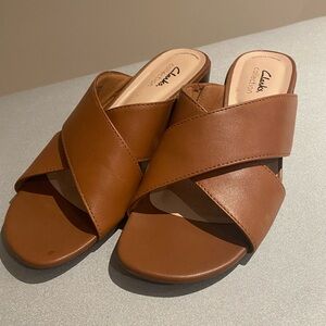 Clarks brown sandals